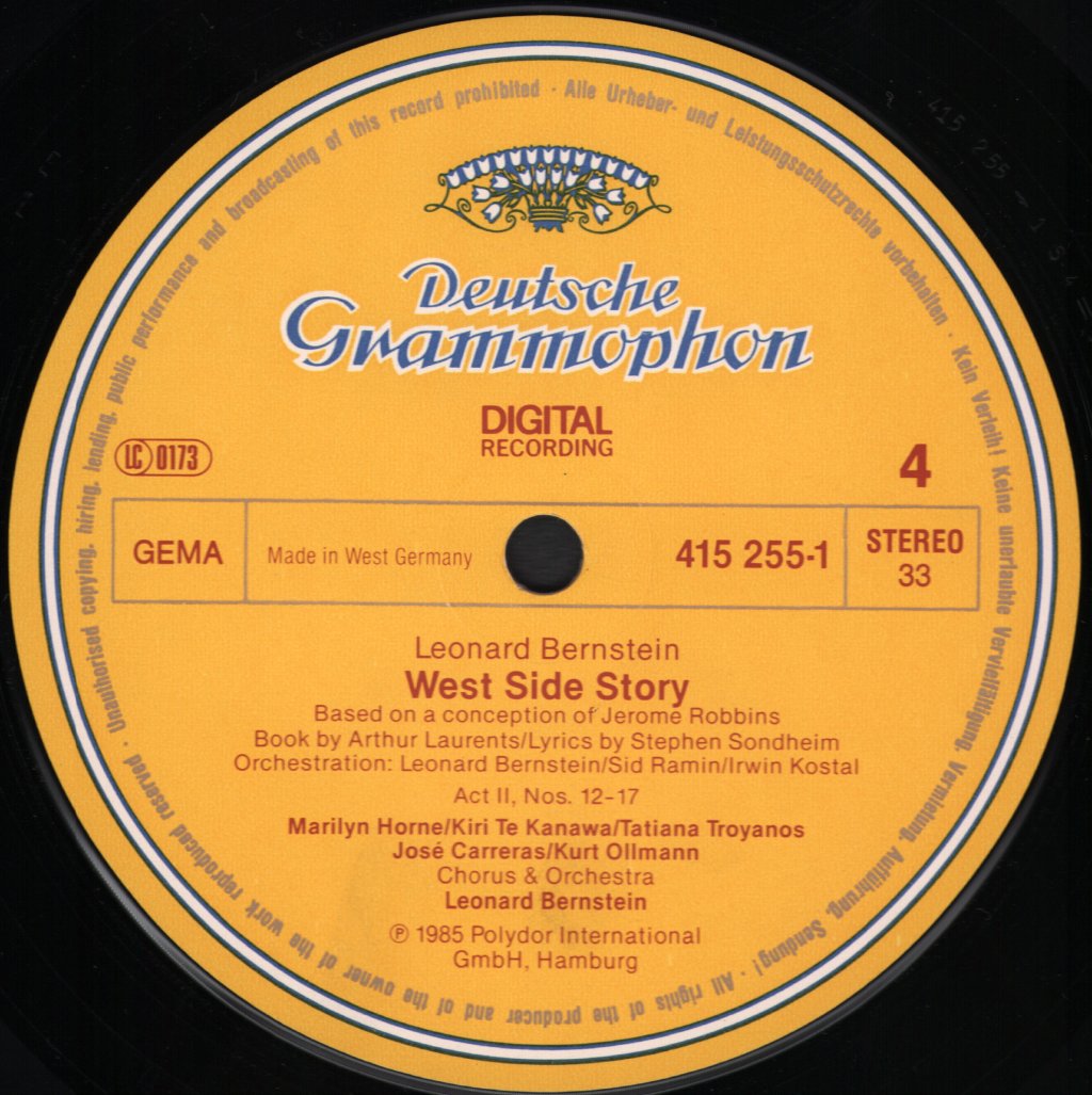 Leonard Bernstein - West Side Story - Double Lp