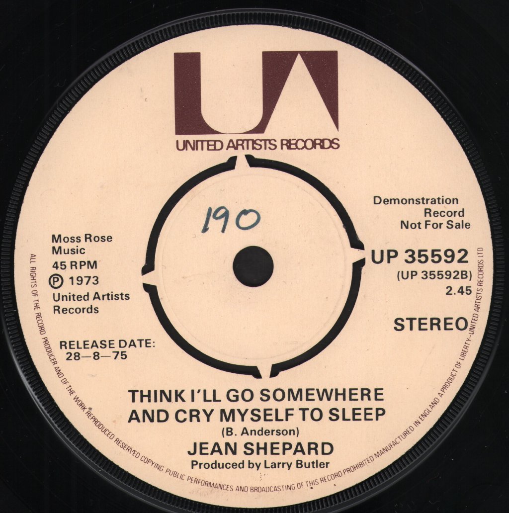 Jean Shepard - Slippin' Away - 7 Inch