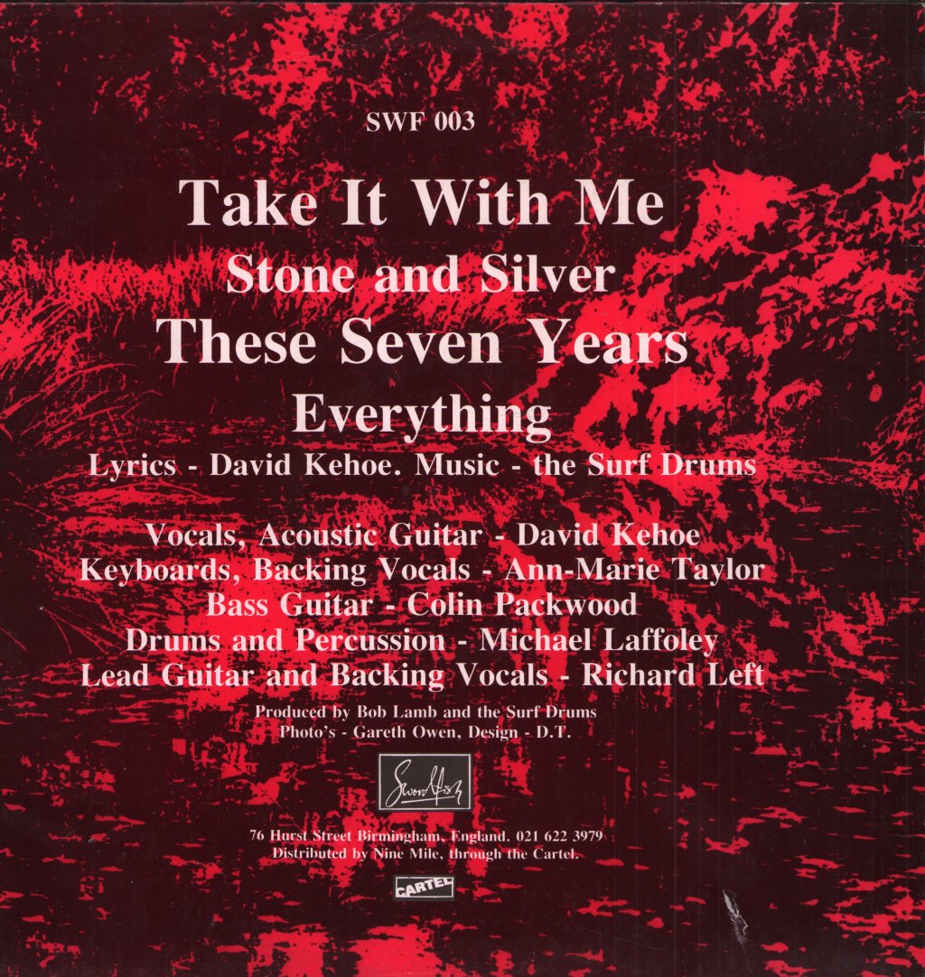 Surf Drums - Take It With Me This Seven Years - 12 Inch
