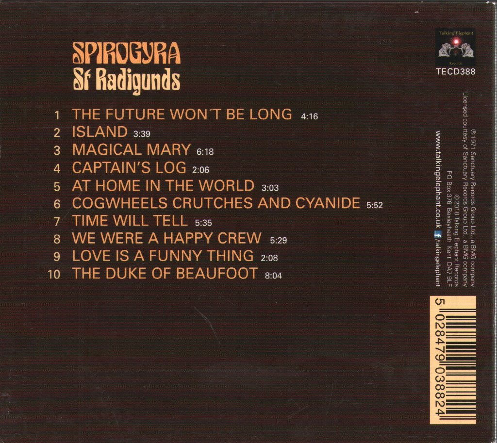 Spirogyra - St. Radigunds - Cd
