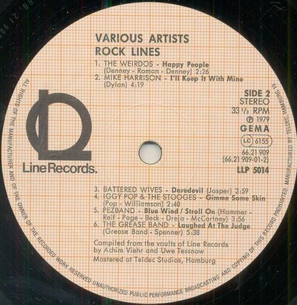 Various Artists - Rock Lines - Lp