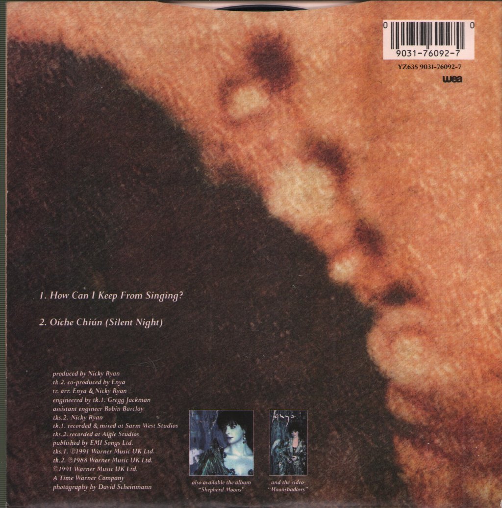 Enya - How Can I Keep From Singing - 7 Inch