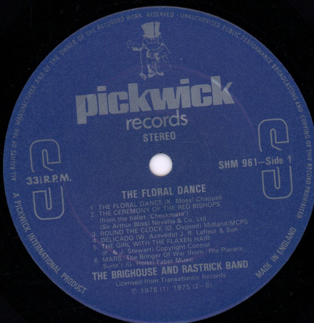 Brighouse And Rastrick Band - Floral Dance - Lp