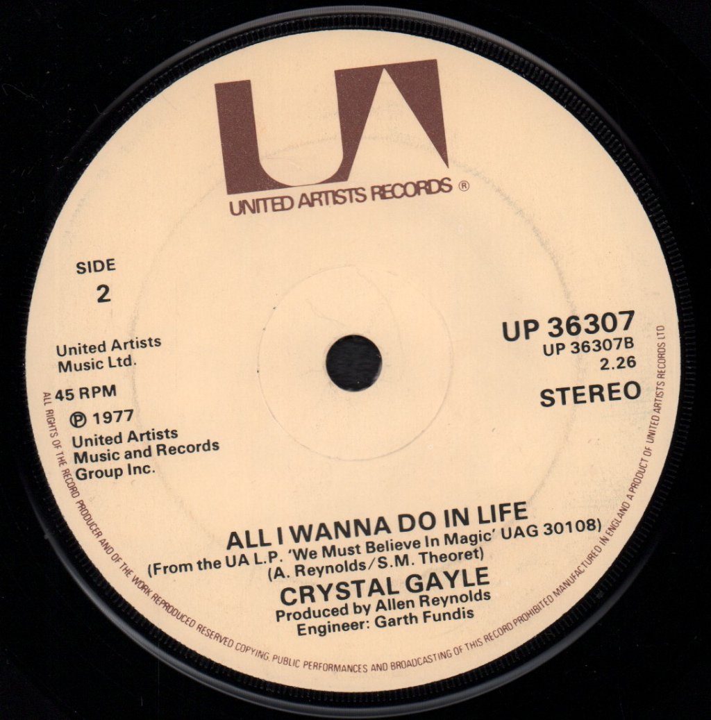 Crystal Gayle - Don't It Make My Brown Eyes Blue - 7 Inch