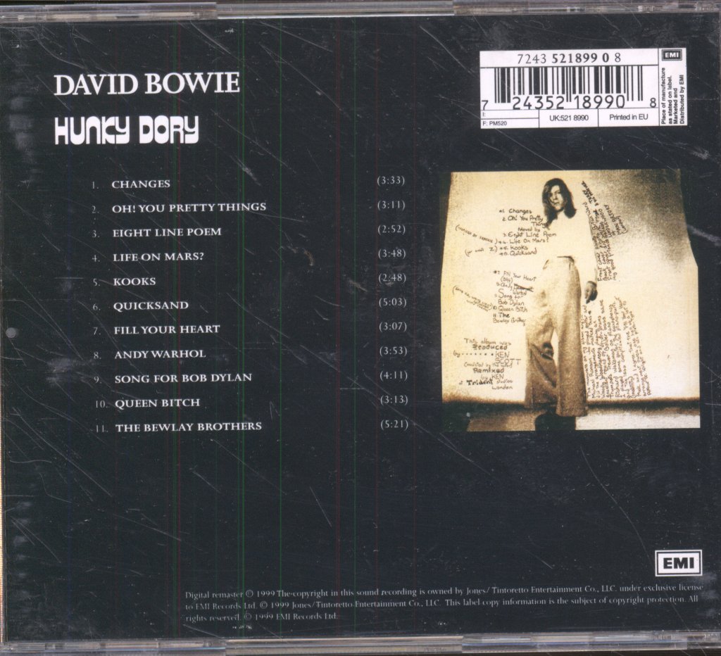 David Bowie - Hunky Dory - Cd