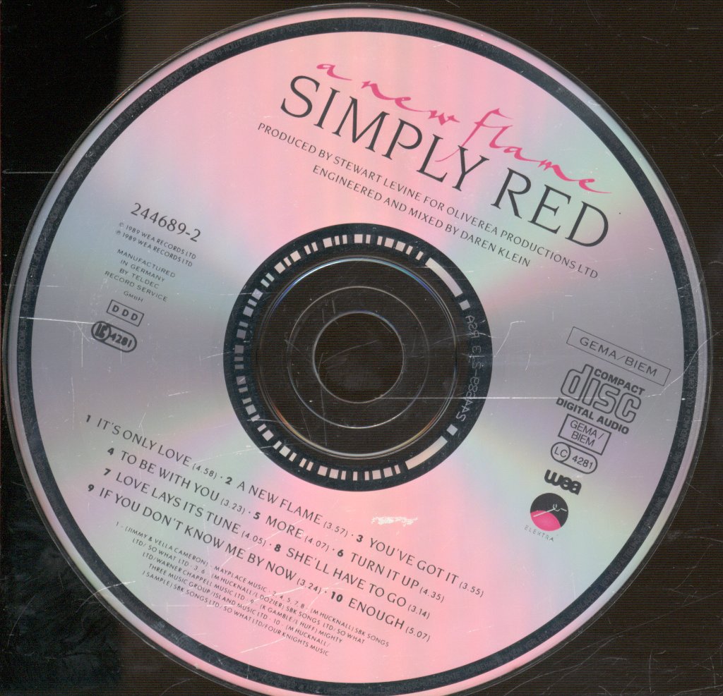 Simply Red - A New Flame - Cd