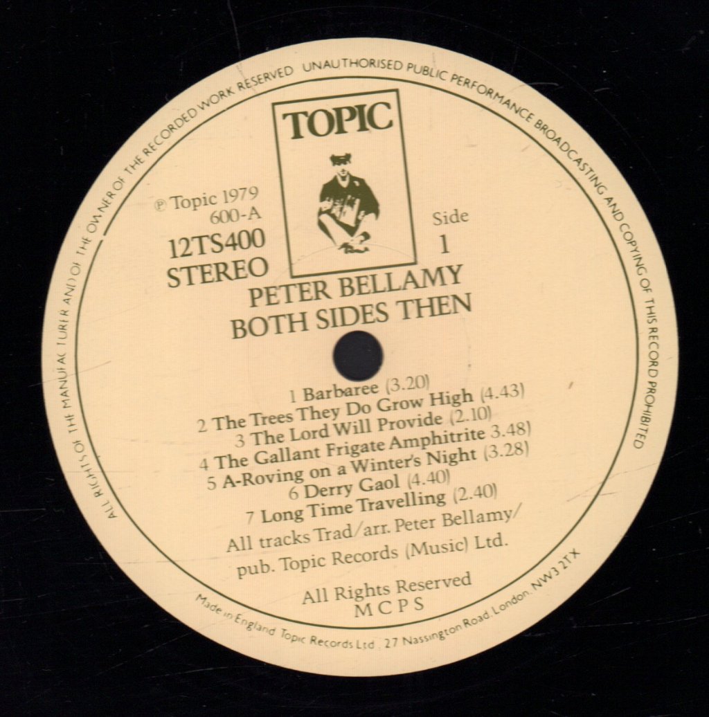 Peter Bellamy - Both Sides Then - Lp