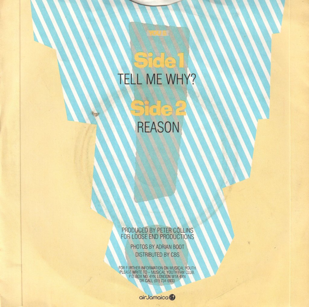 Musical Youth - Tell Me Why - 7 Inch