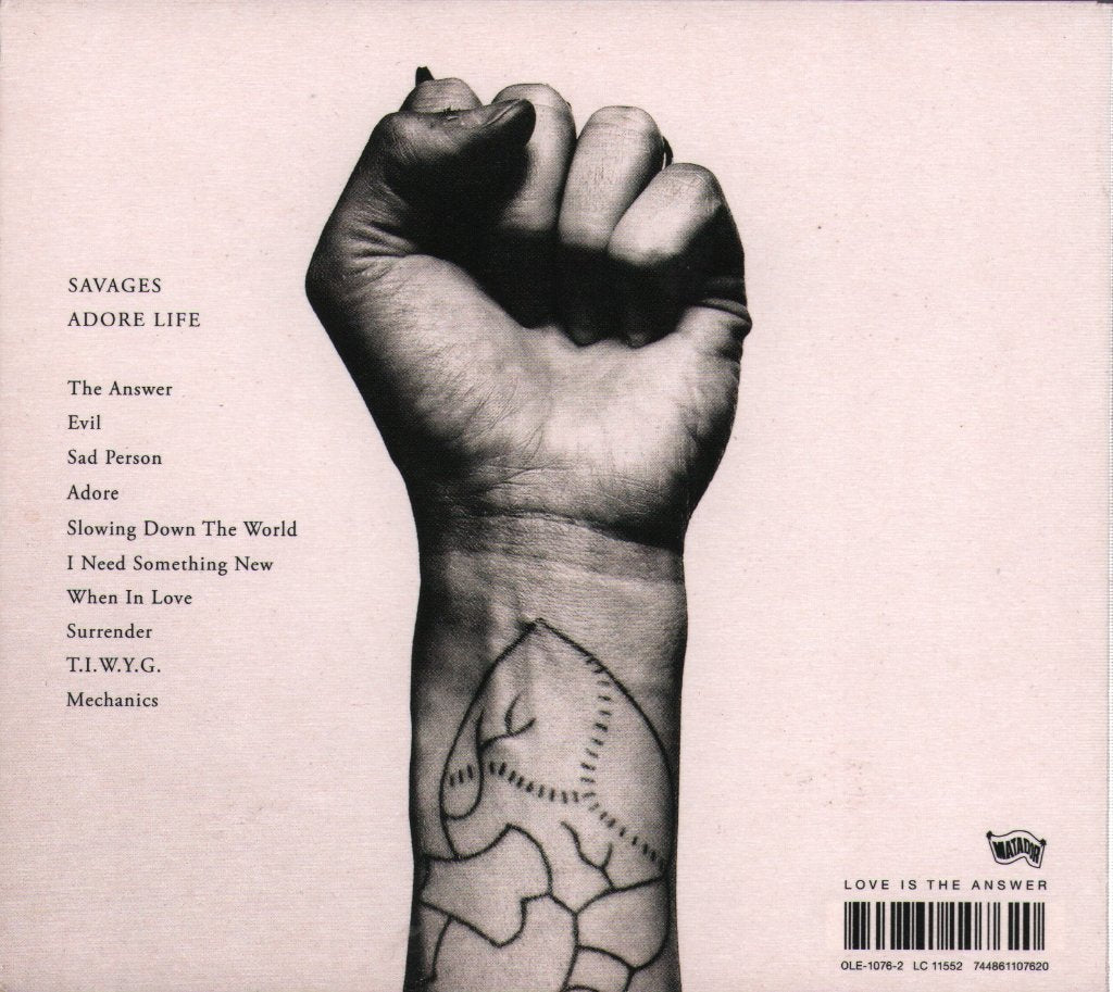 Savages - Adore Life - Cd