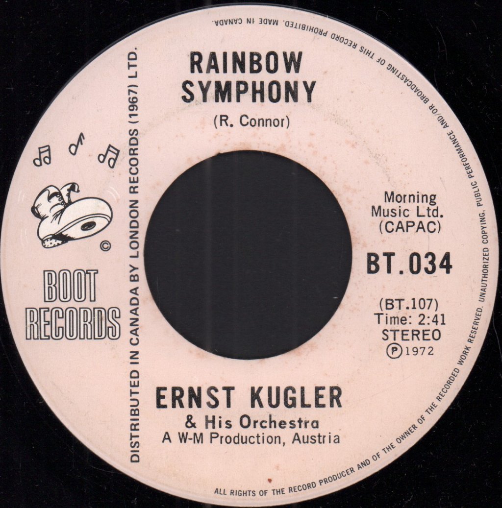 ernst kugler and his orchestra - Straight Ahead - 7 Inch