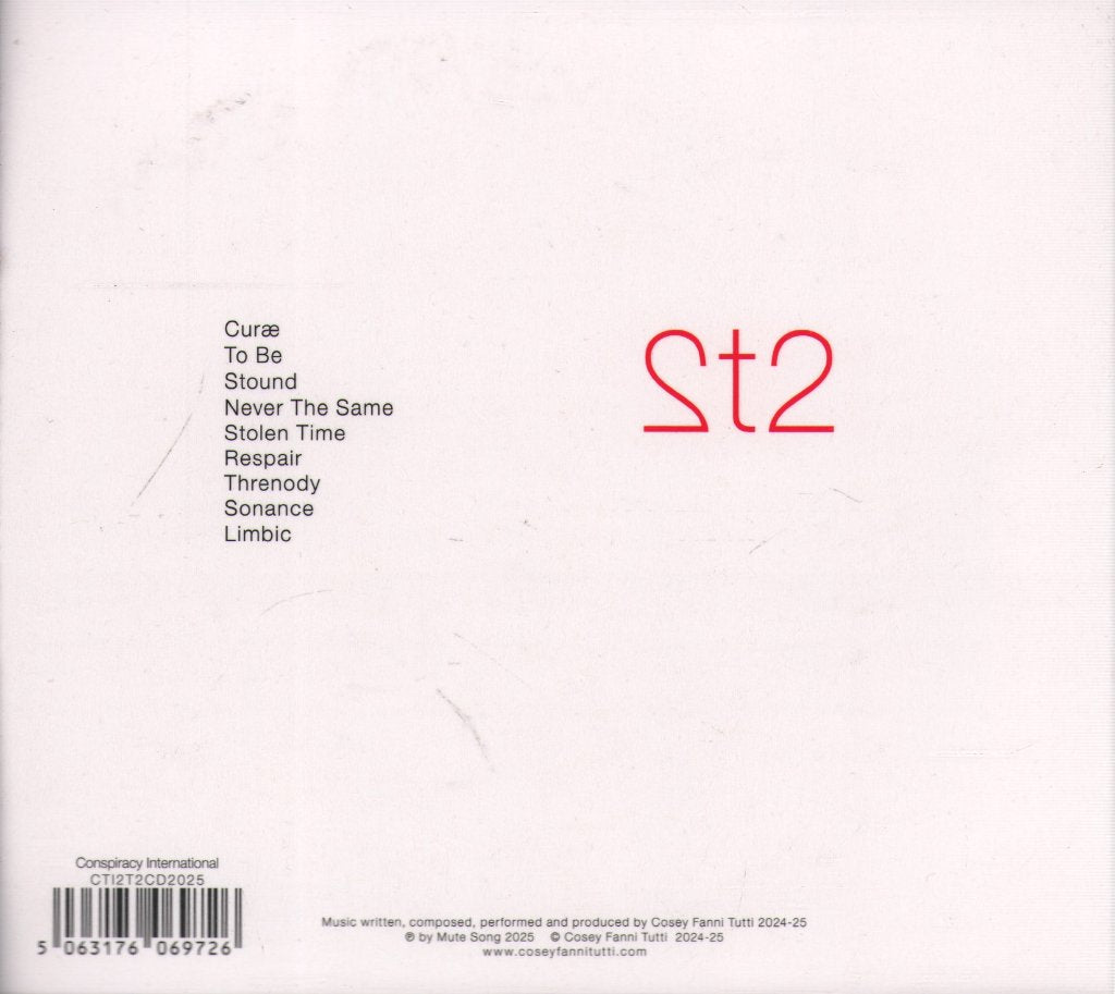 Cosey Fanni Tutti - 2t2 - Cd