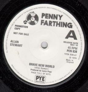 Allan Stewart - Brave New World - 7 Inch