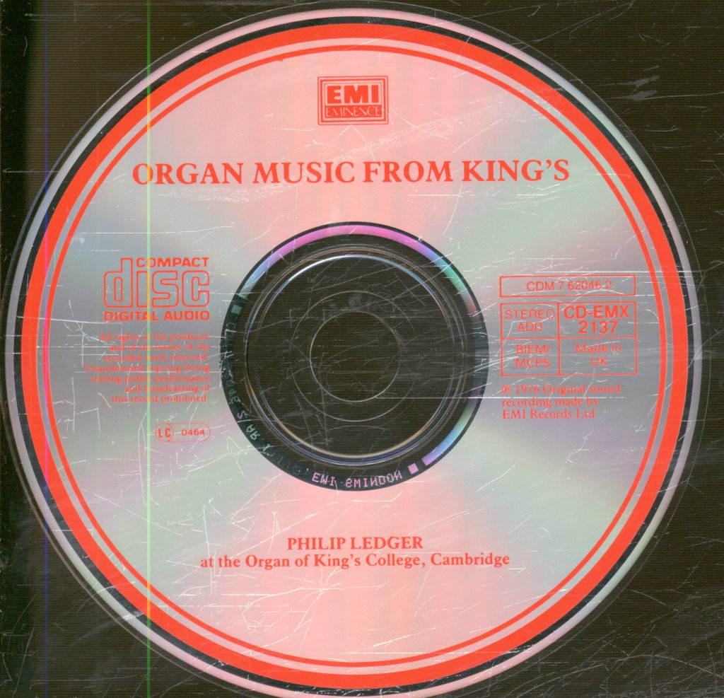 Philip Ledger - Organ Music From King's - Cd