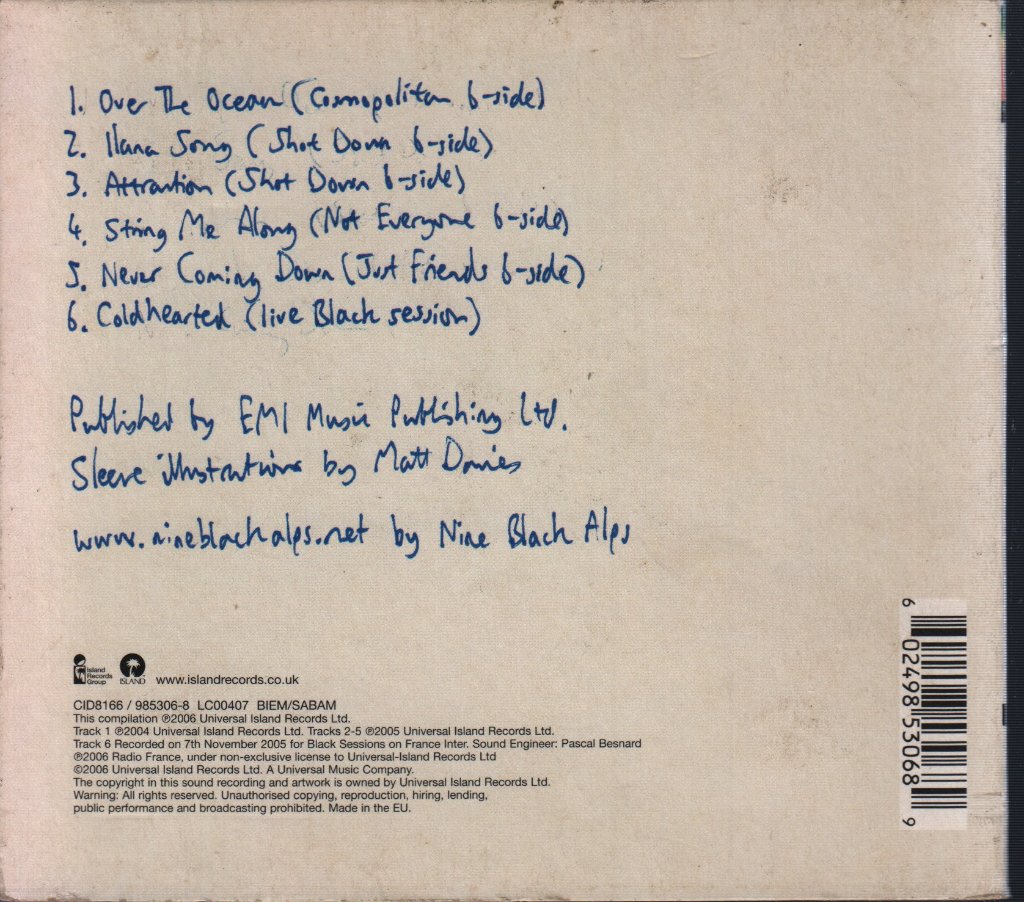 Nine Black Alps - Glitter Gulch E.p. - Cd