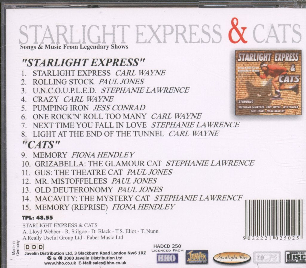 Various - Starlight Express And Cats - Cd