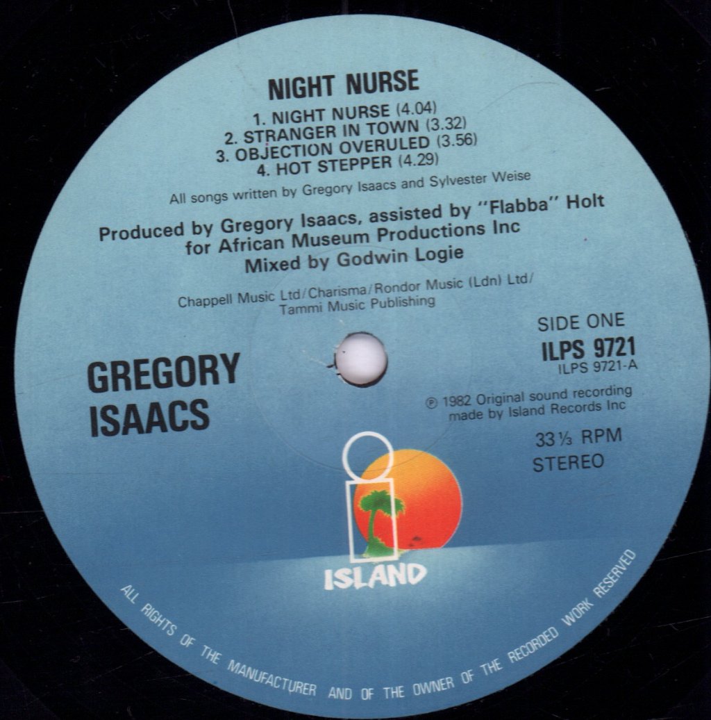 Gregory Isaacs - Night Nurse - Lp