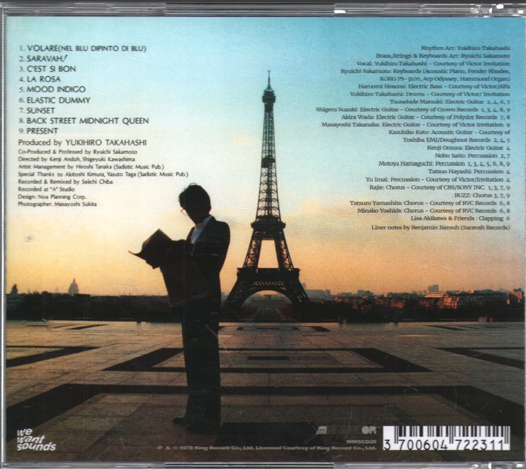 Yukihiro Takahashi - Saravah! - Cd