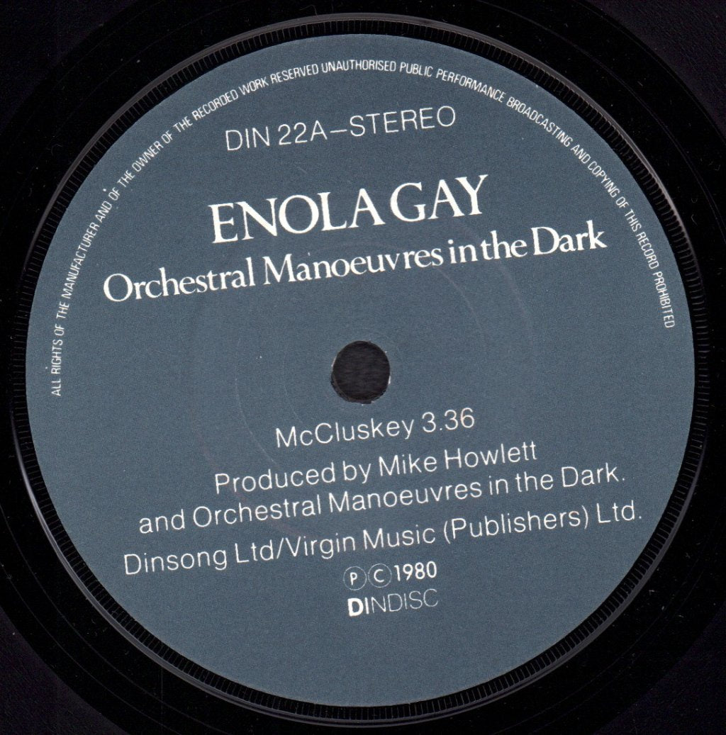 OMD - Enola Gay - 7 Inch