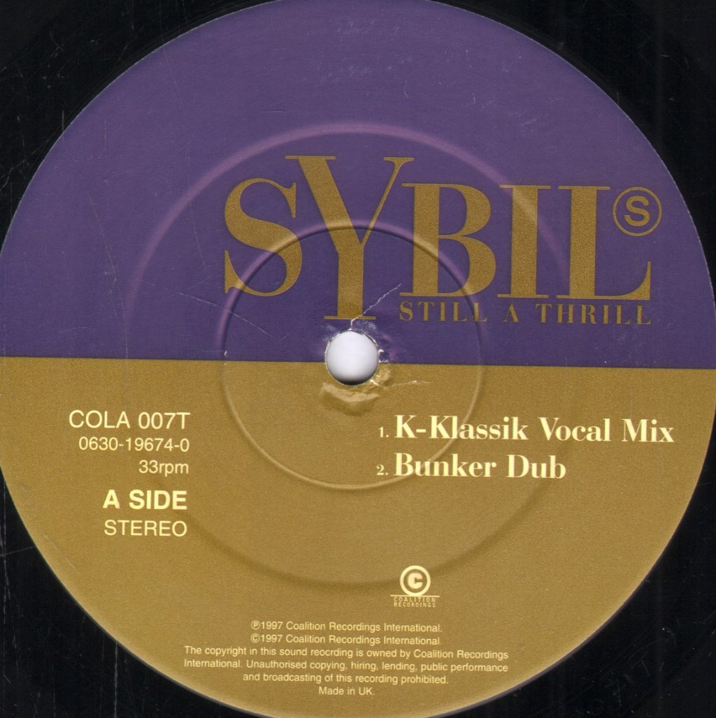 Sybil - Still A Thrill - 12 Inch