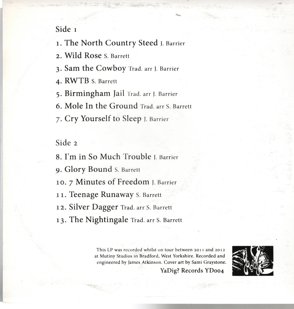 James The Fang And Serious Sam Barrett - North Country Steed - Lp