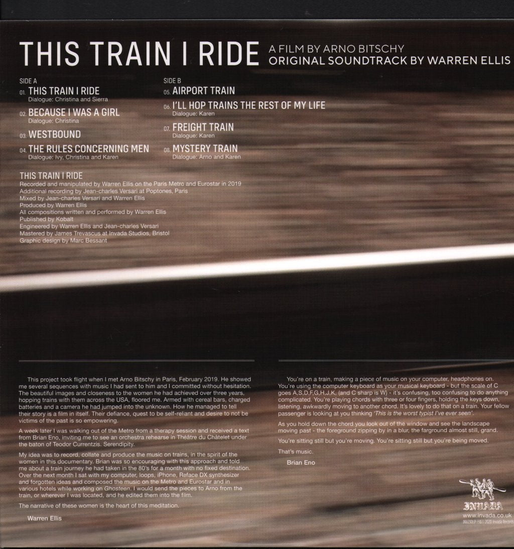 Warren Ellis - This Train I Ride (Original Soundtrack) - Lp