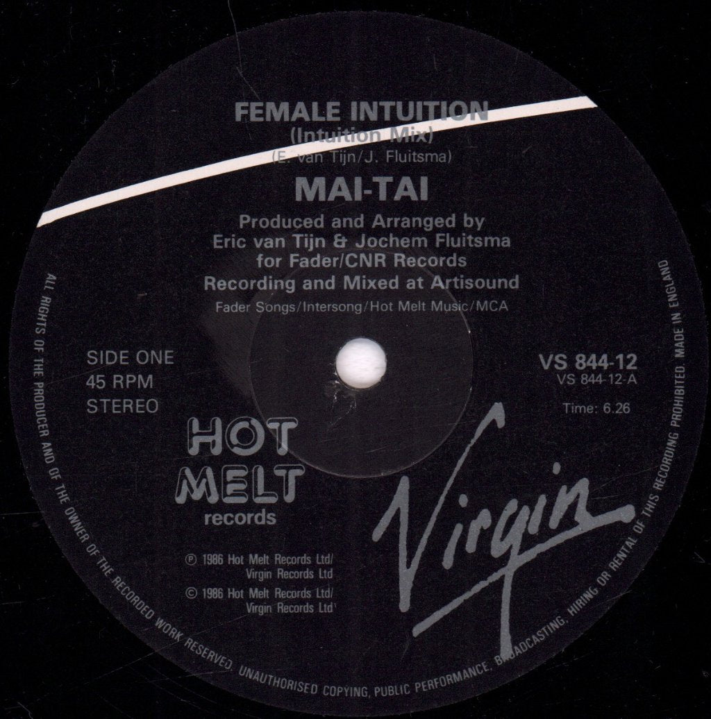 Mai Tai - Female Intuition - 12 Inch