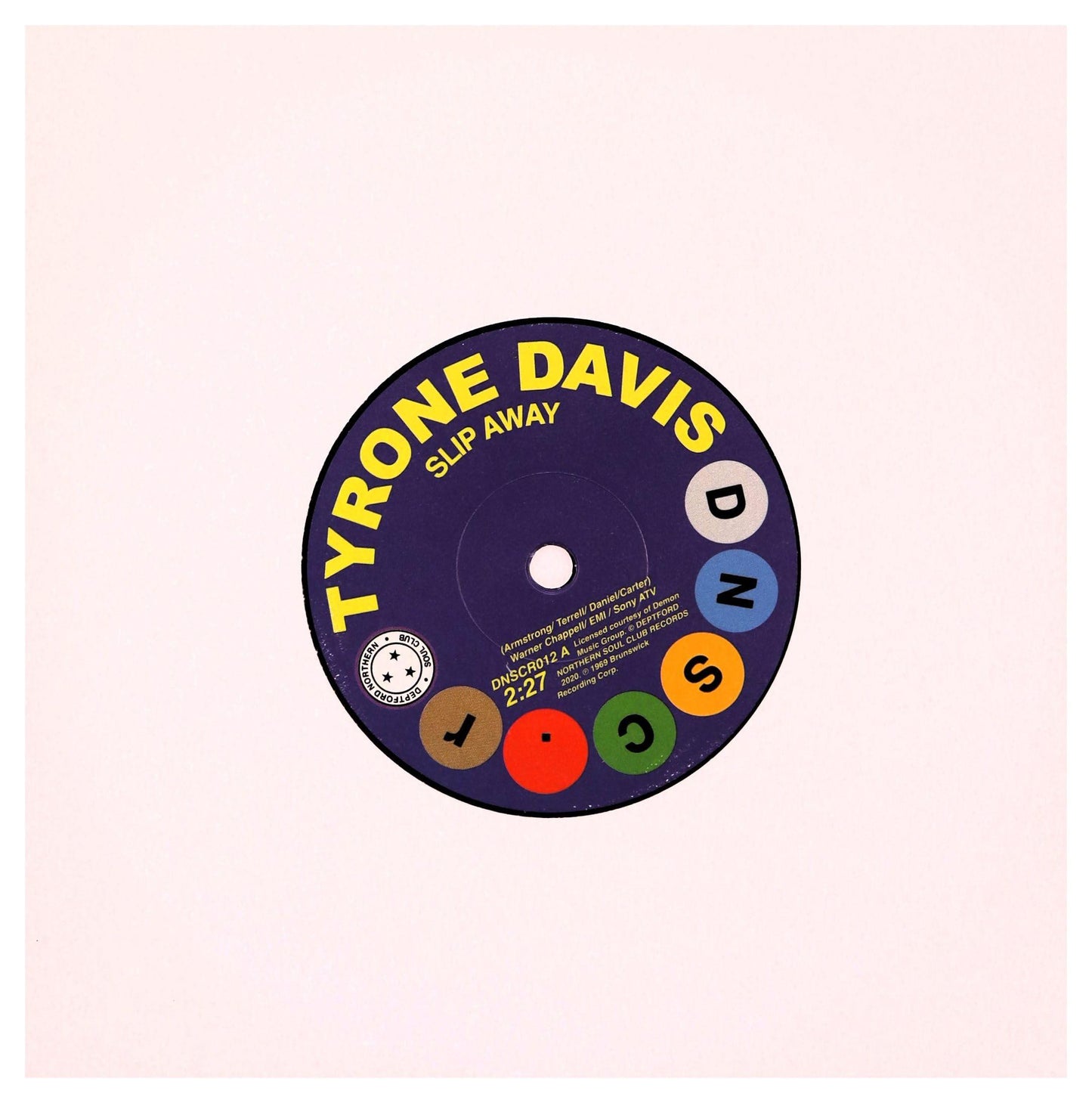 Tyrone Davis - Slip Away / There Was A Time - 7 Inch