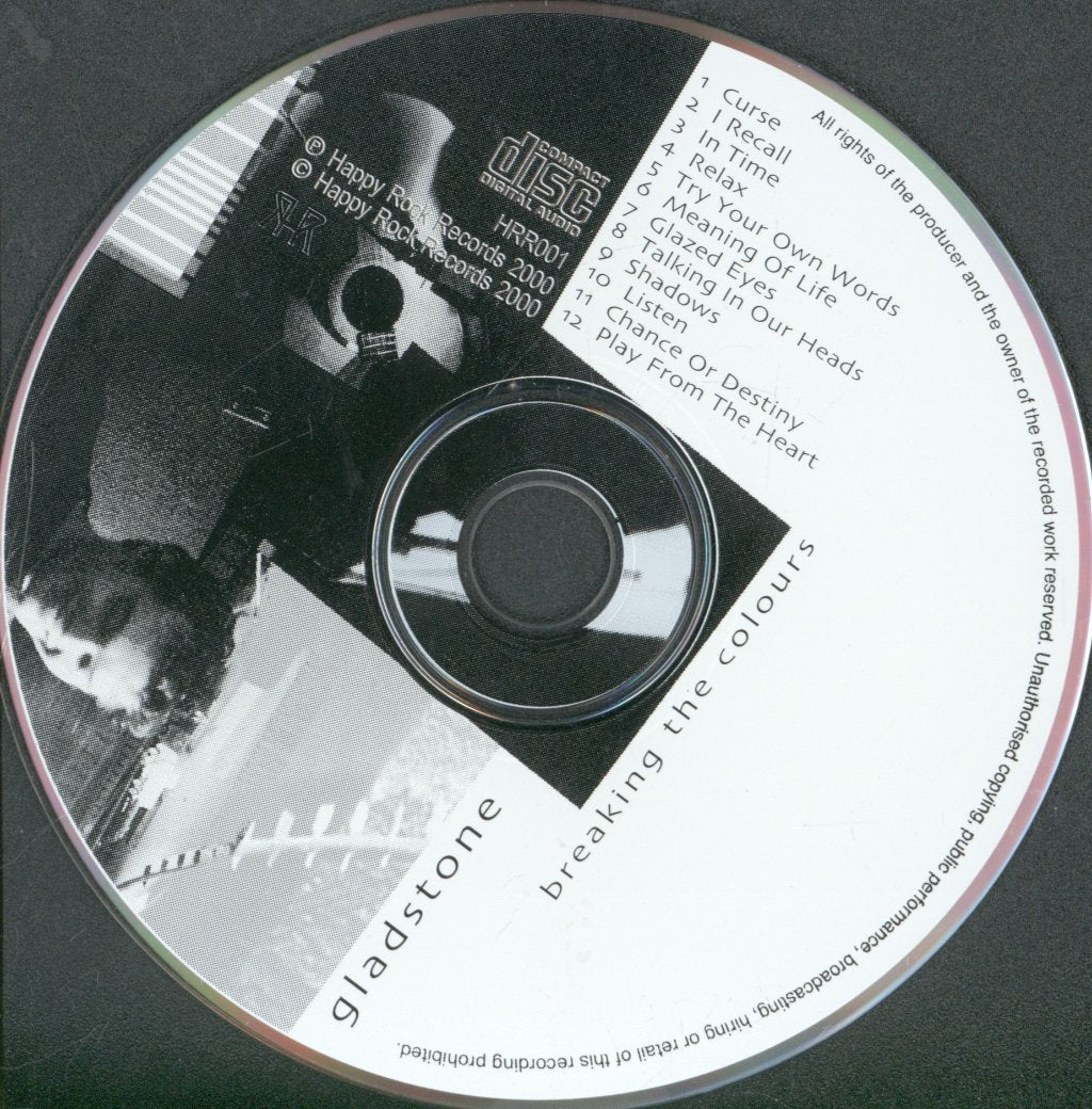 Gladstone (Folk/Blues) - Breaking The Colours - Cd