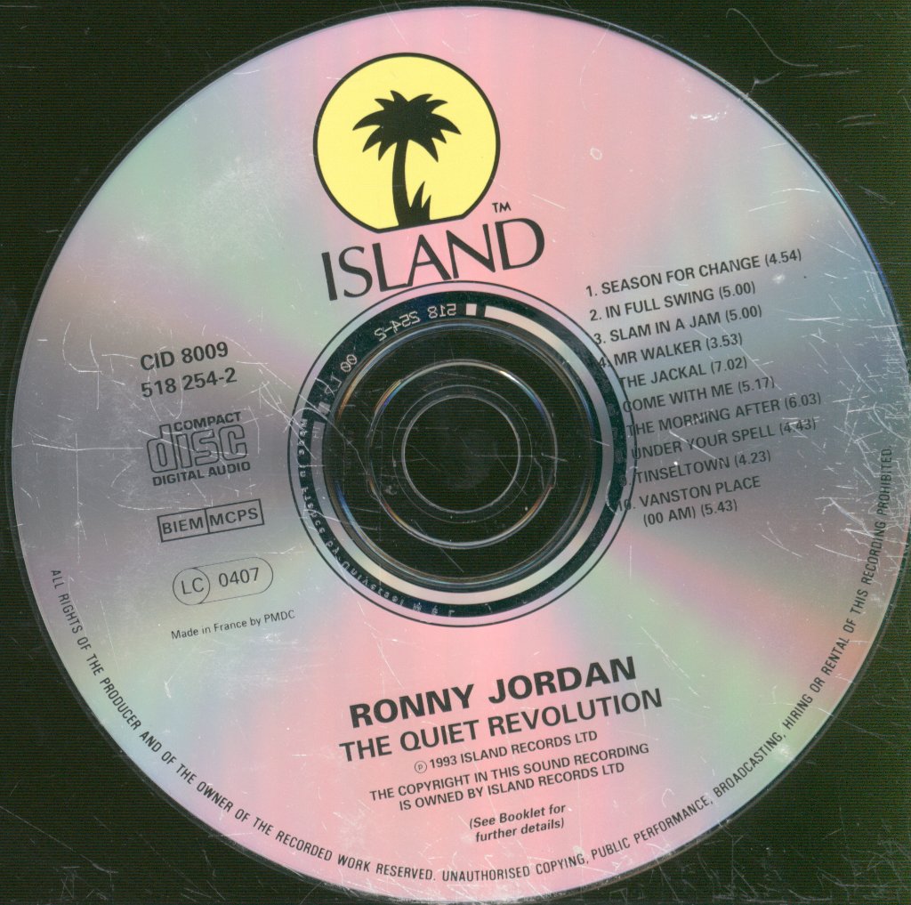 Ronny Jordan - Quiet Revolution - Cd