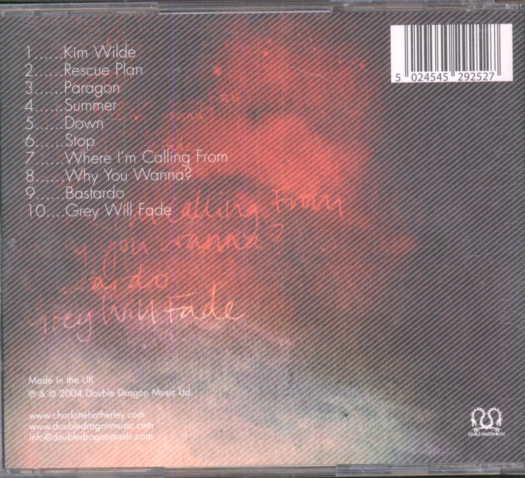 Charlotte Hatherley - Grey Will Fade - Cd