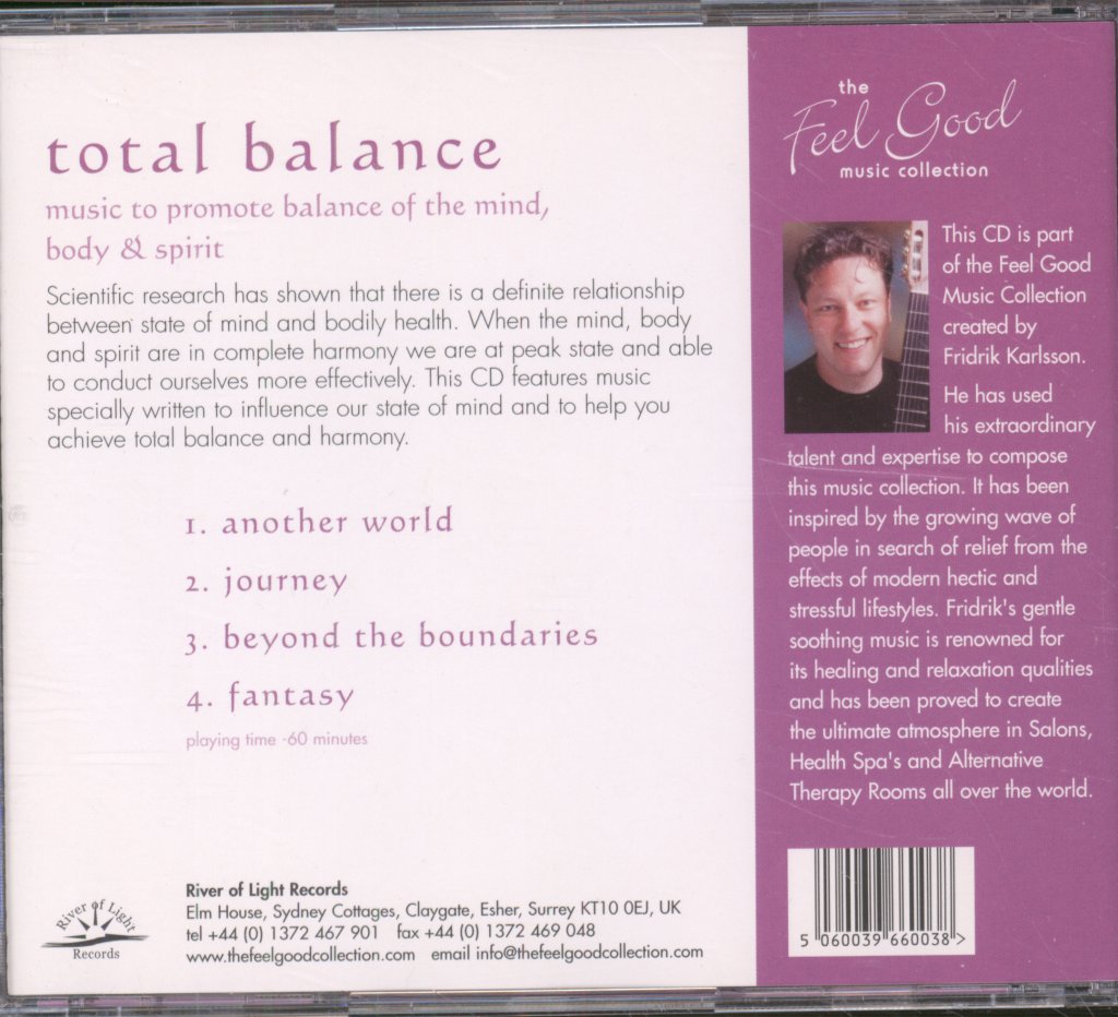 Fridrik Karlsson - Total Balance - Cd