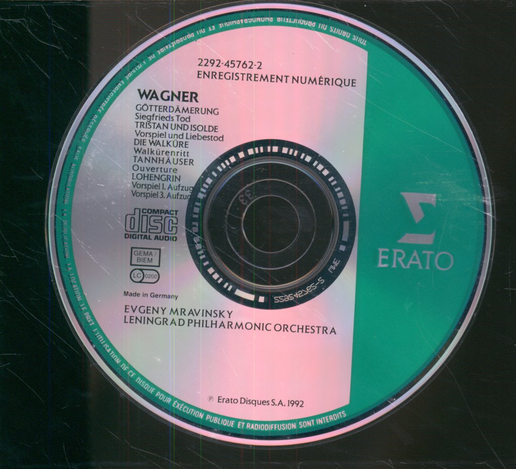 Leningrad Philharmonic Orchestra, Evgeny Mravinsky - Wagner - - Cd