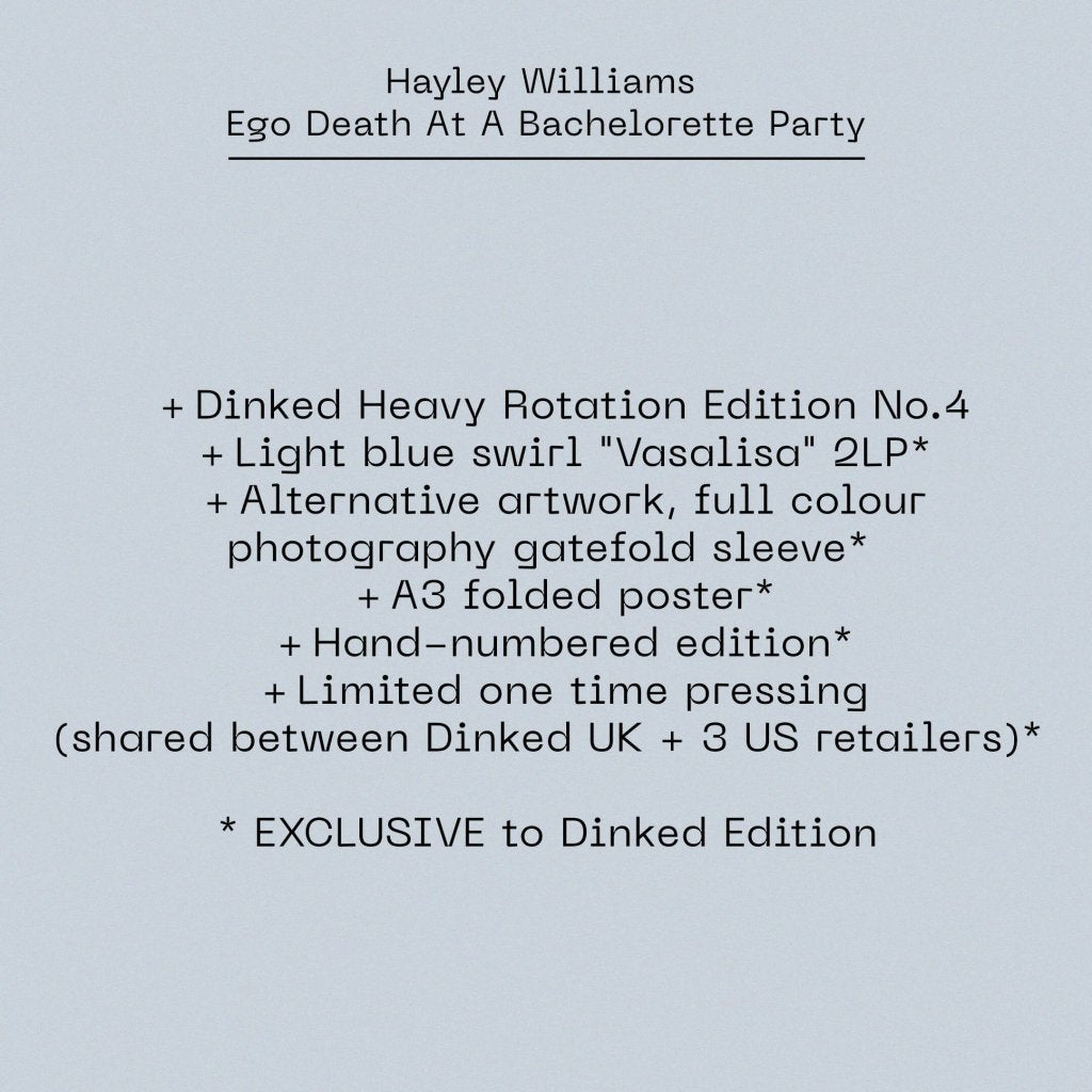 Hayley Williams - Ego Death At A Bachelorette Party (Dinked Heavy Rotation Edition #04) - Double Lp