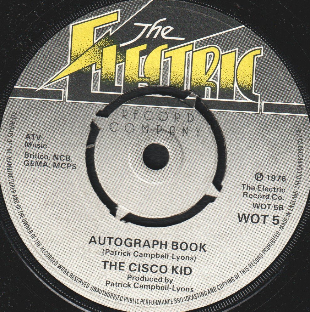 Cisco Kid - Girl From Roxyville - 7 Inch