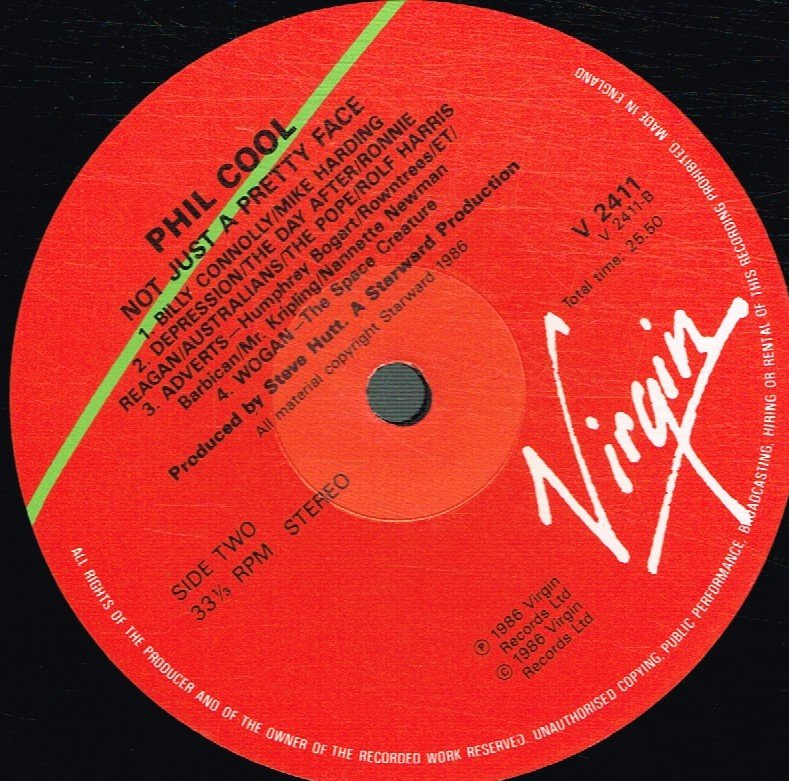 Phil Cool - Not Just A Pretty Face - Lp