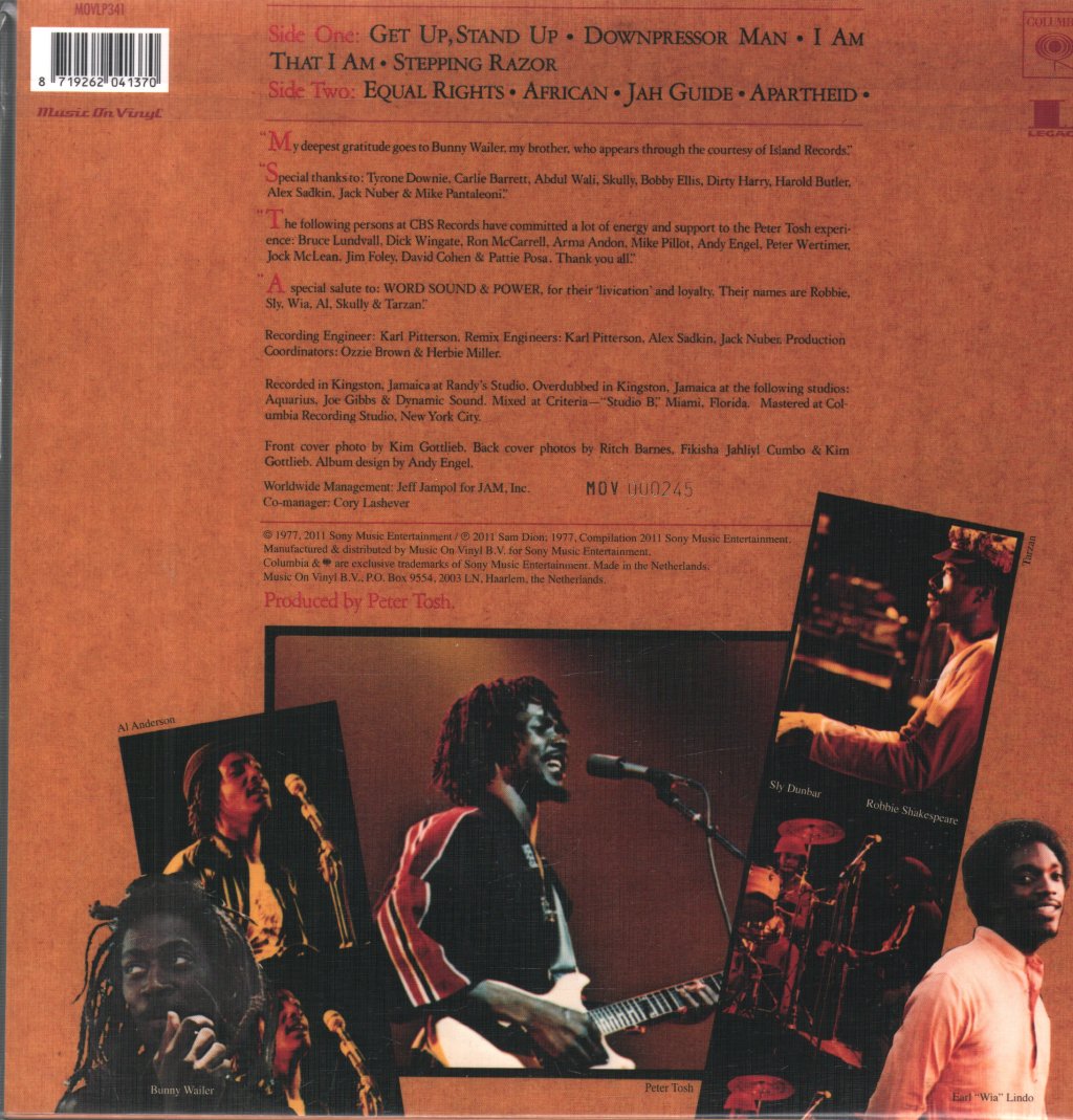 Peter Tosh - Equal Rights - Double Lp