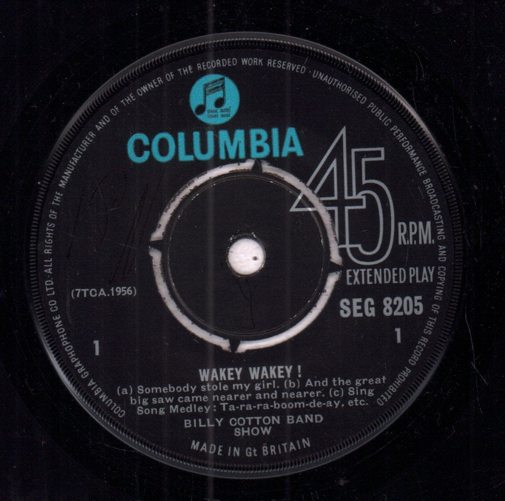 billy cotton band show - Wakey Wakey - 7 Inch