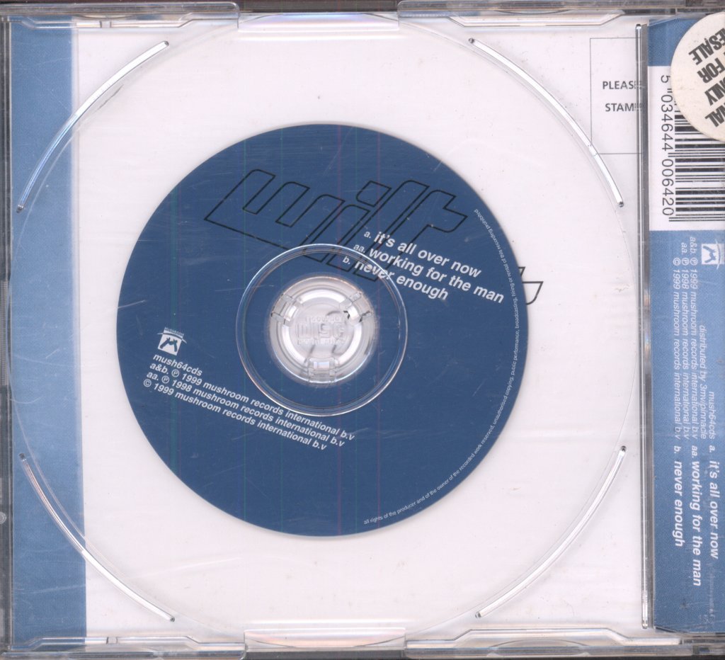 Wilt - It's All Over Now - Cd