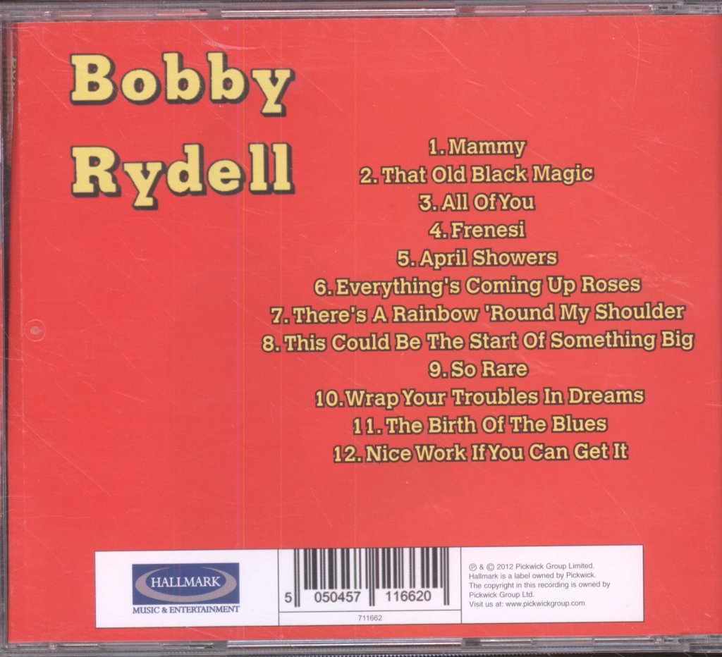 Bobby Rydell - Bobby Rydell Salutes "The Great Ones" - Cd