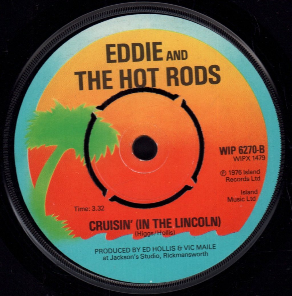 Eddie And The Hot Rods - Writing On The Wall - 7 Inch