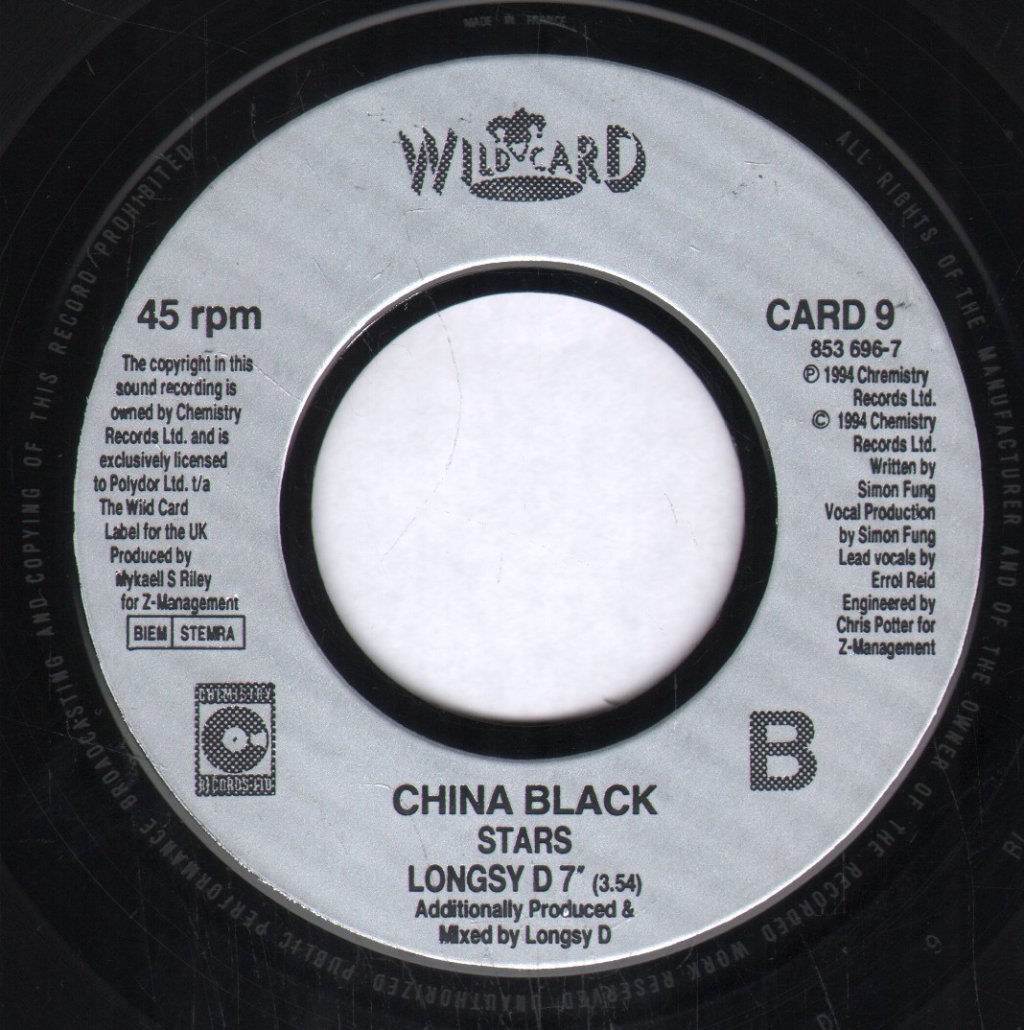 China Black - Stars - 7 Inch