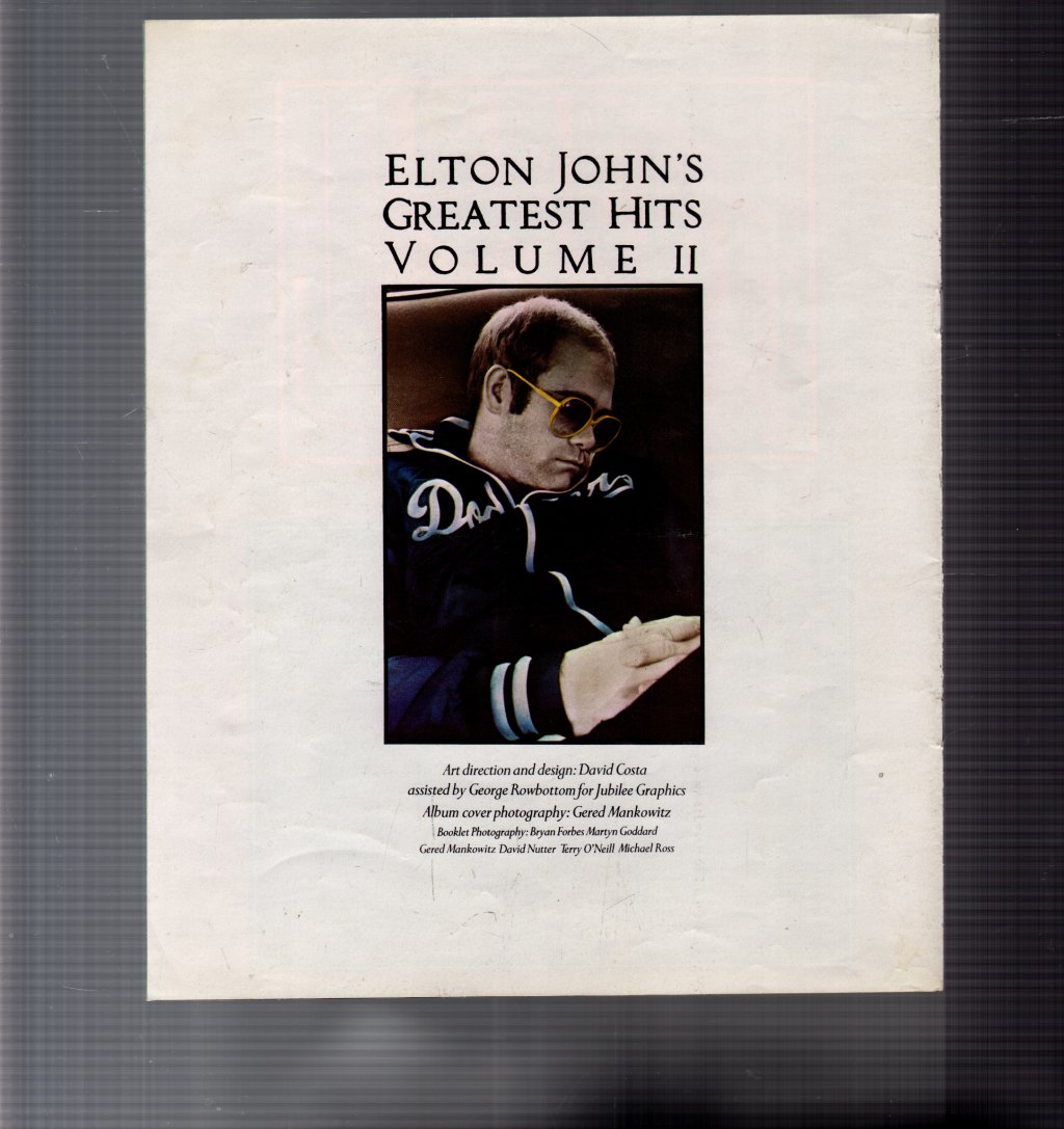 Elton John - Greatest Hits Volume 2 - Lp