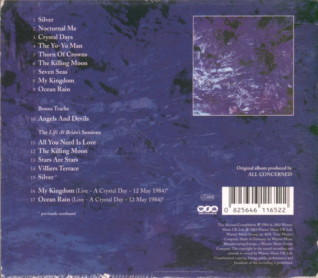 Echo & The Bunnymen - Ocean Rain - Cd