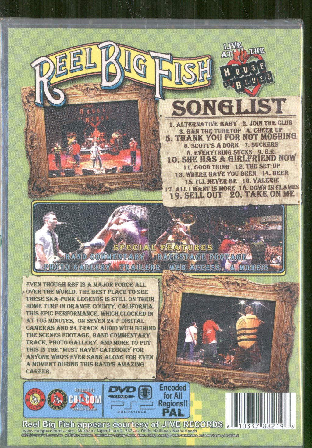 Reel Big Fish - Live At The House Of Blues - Dvd