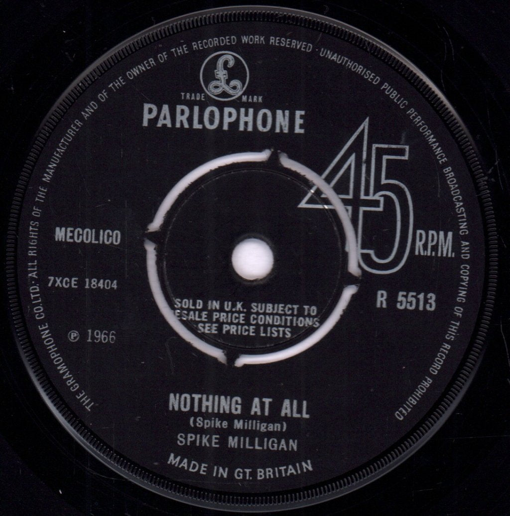 Spike Milligan - Purple Aeroplane - 7 Inch