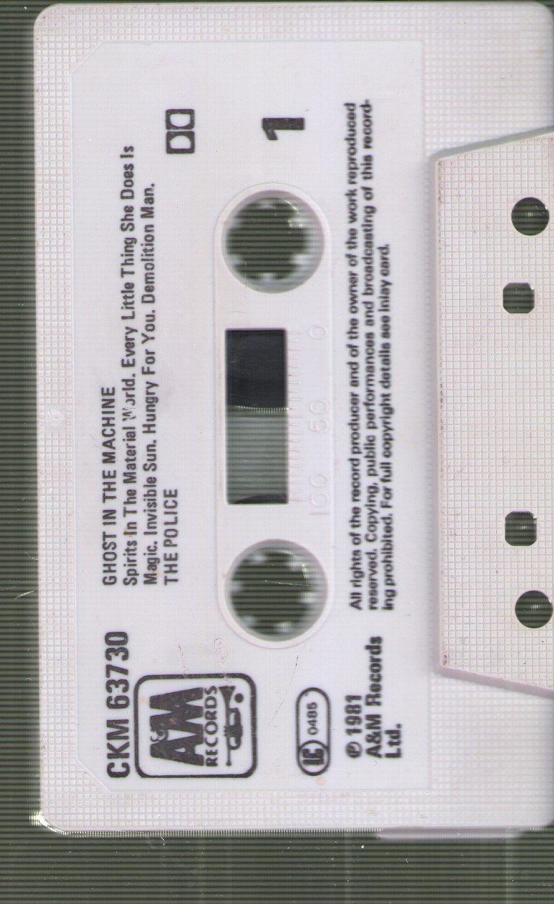 Police - Ghost In The Machine - Cassette