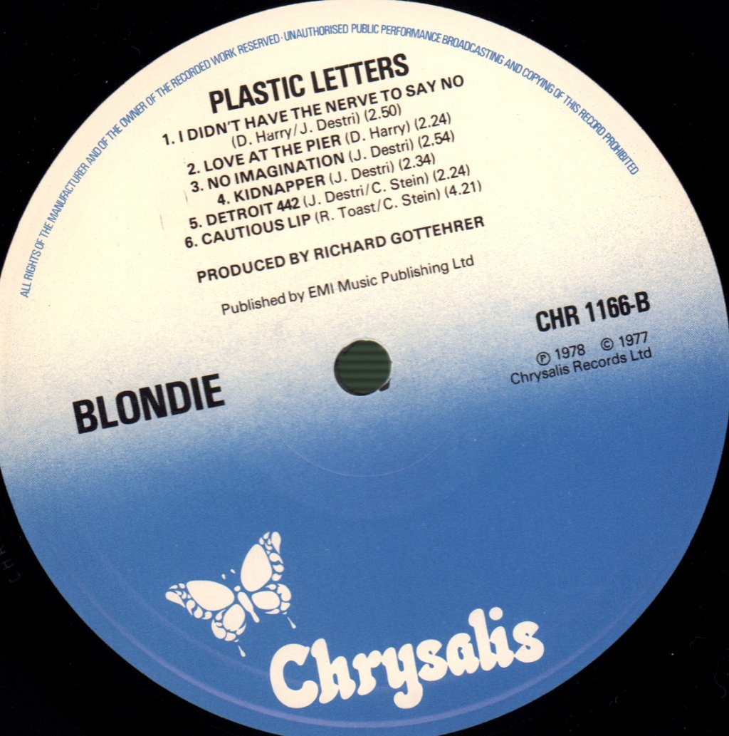 Blondie - Plastic Letters - Lp