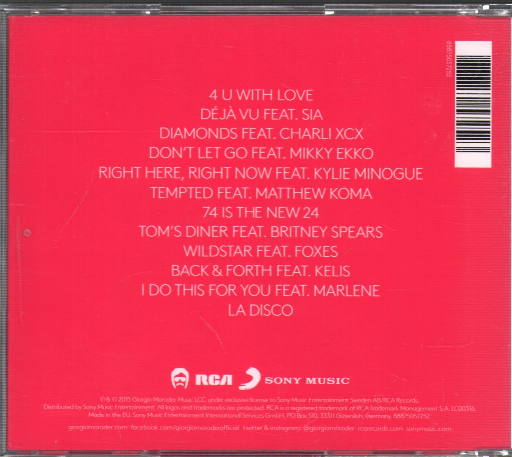 Giorgio Moroder - Déjà Vu - Cd