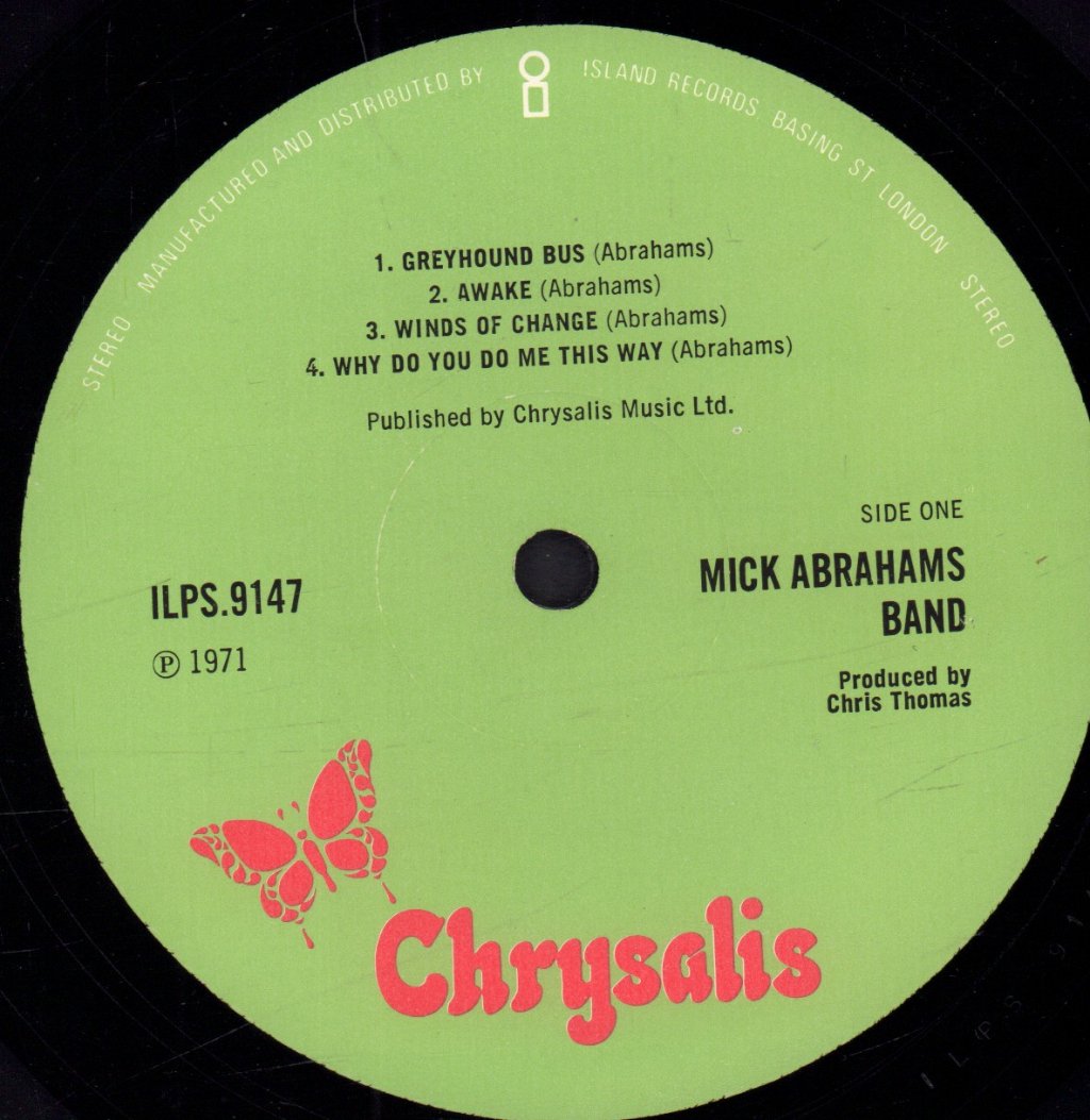 Mick Abrahams - Mick Abrahams Band - Lp