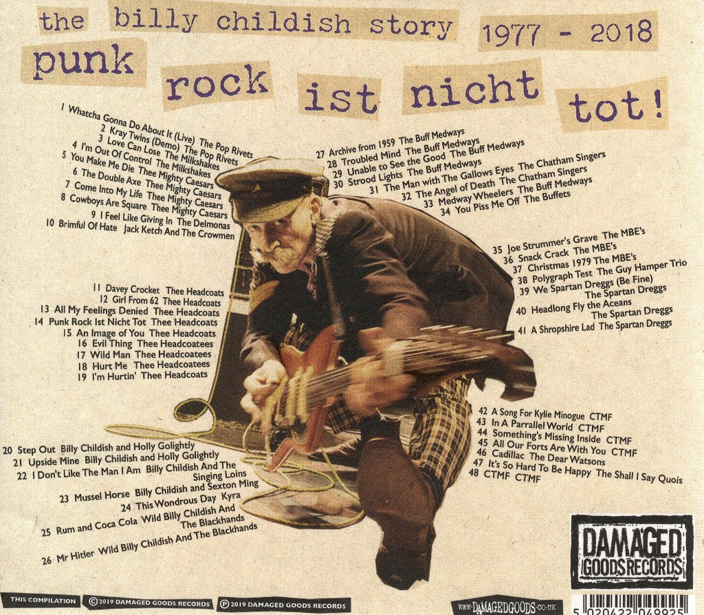Billy Childish - Punk Rock Ist Nicht Tot! The Billy Childish Story 1977-2018 - Double Cd